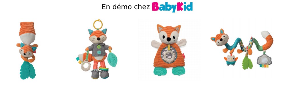La gamme de jouets Fox de Infantino